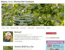 Tablet Screenshot of mamaknowshercocktails.com